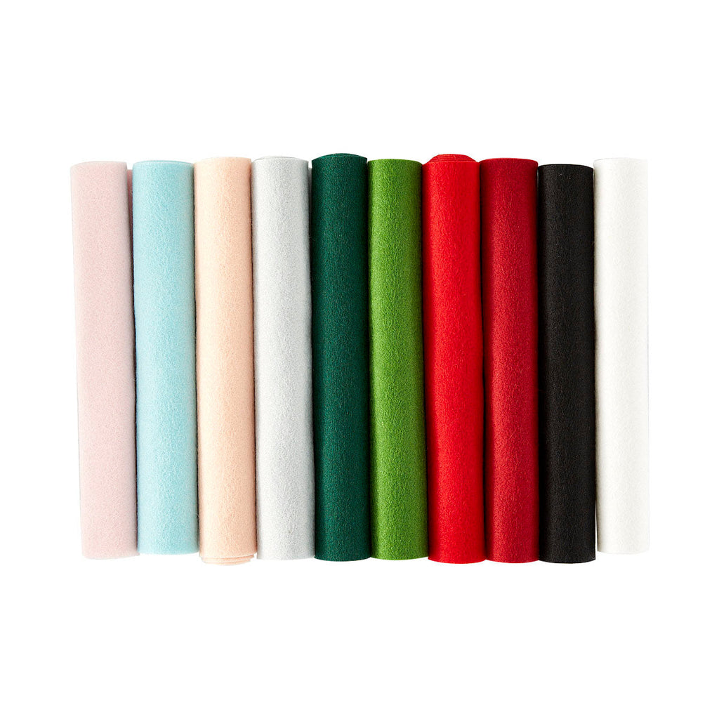Spellbinders Merino Wool Felt Sheets Holiday Collection fs-001