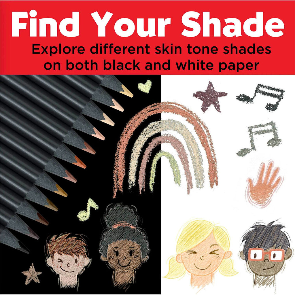 Faber-Castell Black Edition Color Pencils Skin Tones fc116414 shades