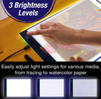 Faber-Castell Led Light Tracing Board fc770335 brightness levels