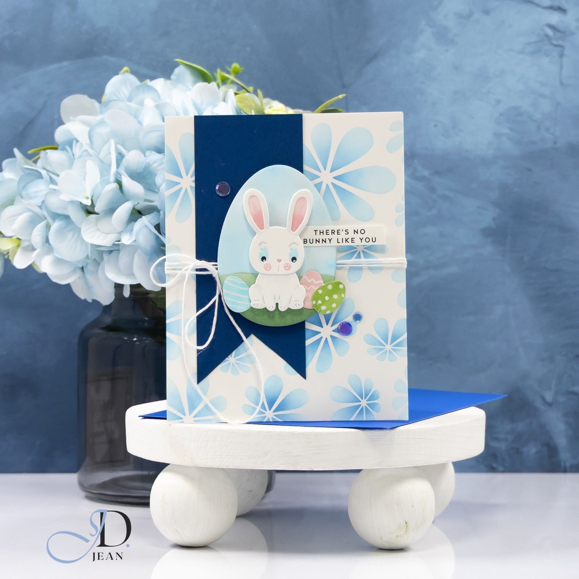 Simon Says Stamp Fable Cute Bunny Wafer Dies s1148 Beautiful Moments Easter Card | color-code:ALT06