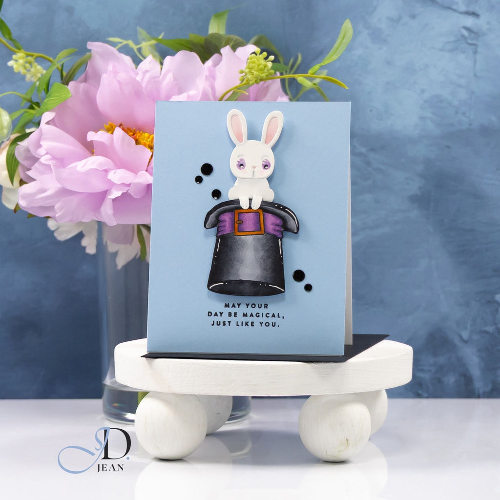 Simon Says Stamp Fable Cute Bunny Wafer Dies s1148 Beautiful Moments Birthday Card | color-code:ALT05