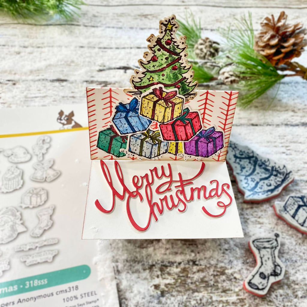 Tim Holtz Cling Rubber Stamps Tattered Christmas cms318