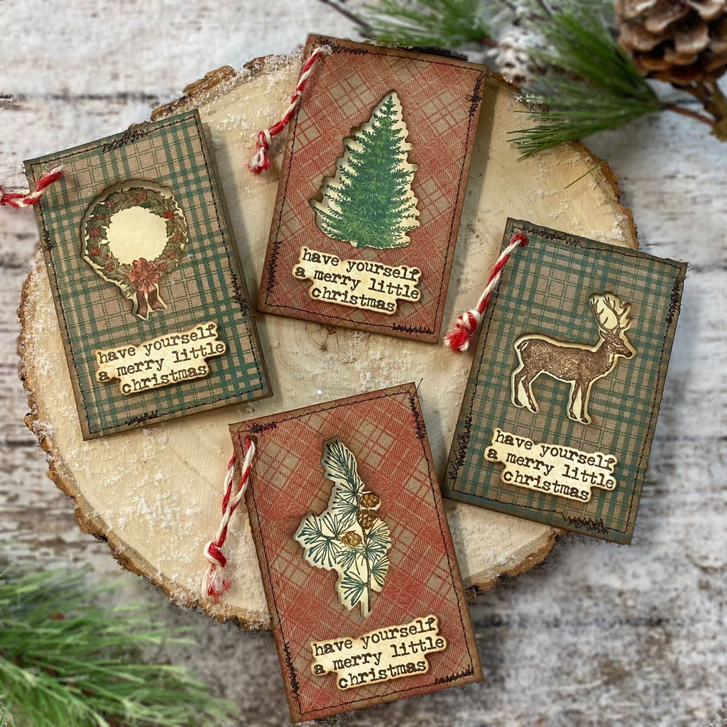 Tim Holtz Cling Rubber Stamps Holiday Things cms441