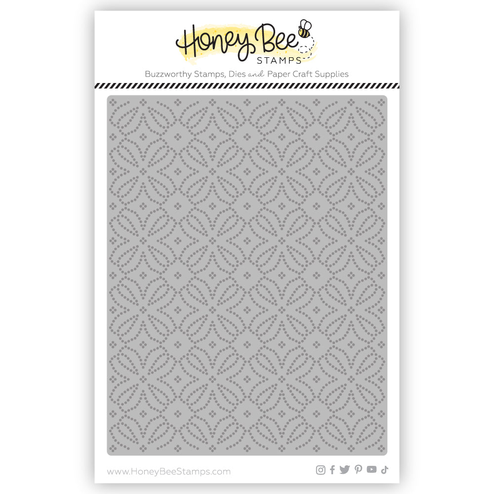 Honey Bee Fall Flourish Coverplate Die hbds-fallfcp in package