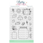 Pretty Pink Posh Fall Jar Clear Stamps