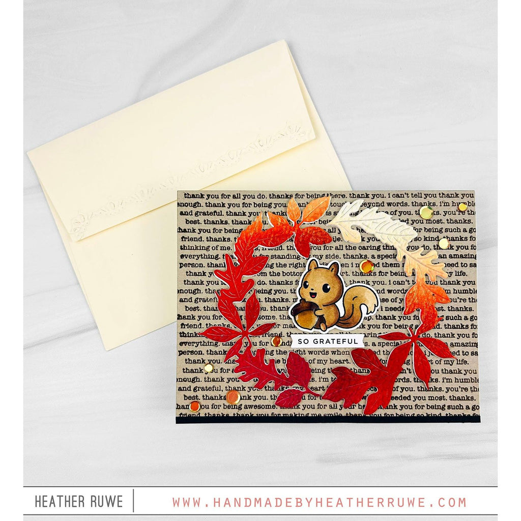 CZ Design EZ Strips Fall czez008 STAMPtember Grateful Card