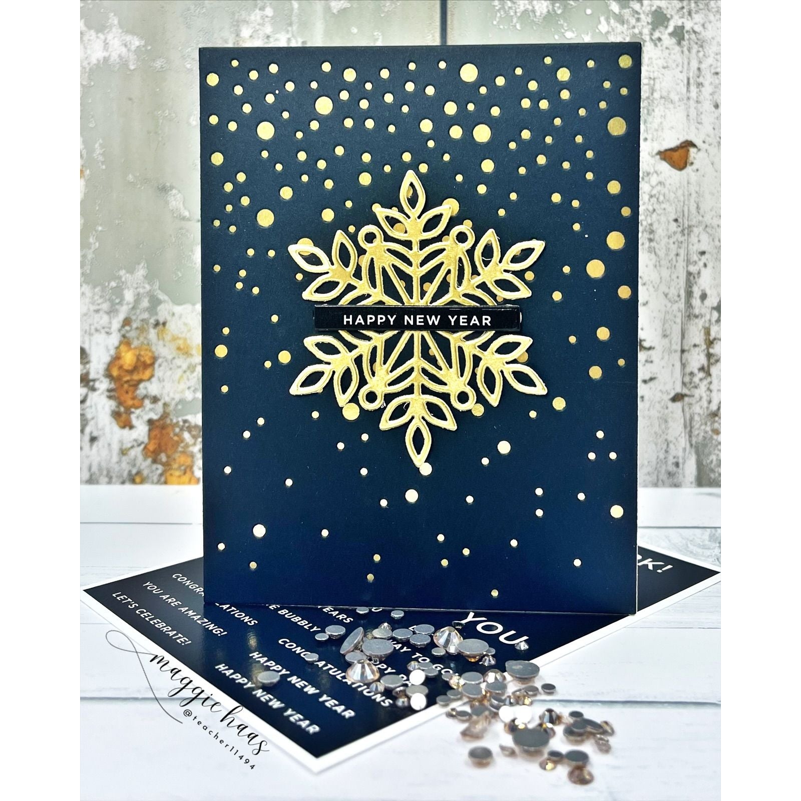 Simon Says Stamp Falling Snow Wafer Die 1515sd Heart to Heart