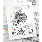 Simon Says Stamp Falling Snowflakes Acetate Foil Transfer Sheets 1006ssa Festive Fun Christmas Card | color-code:ALT03