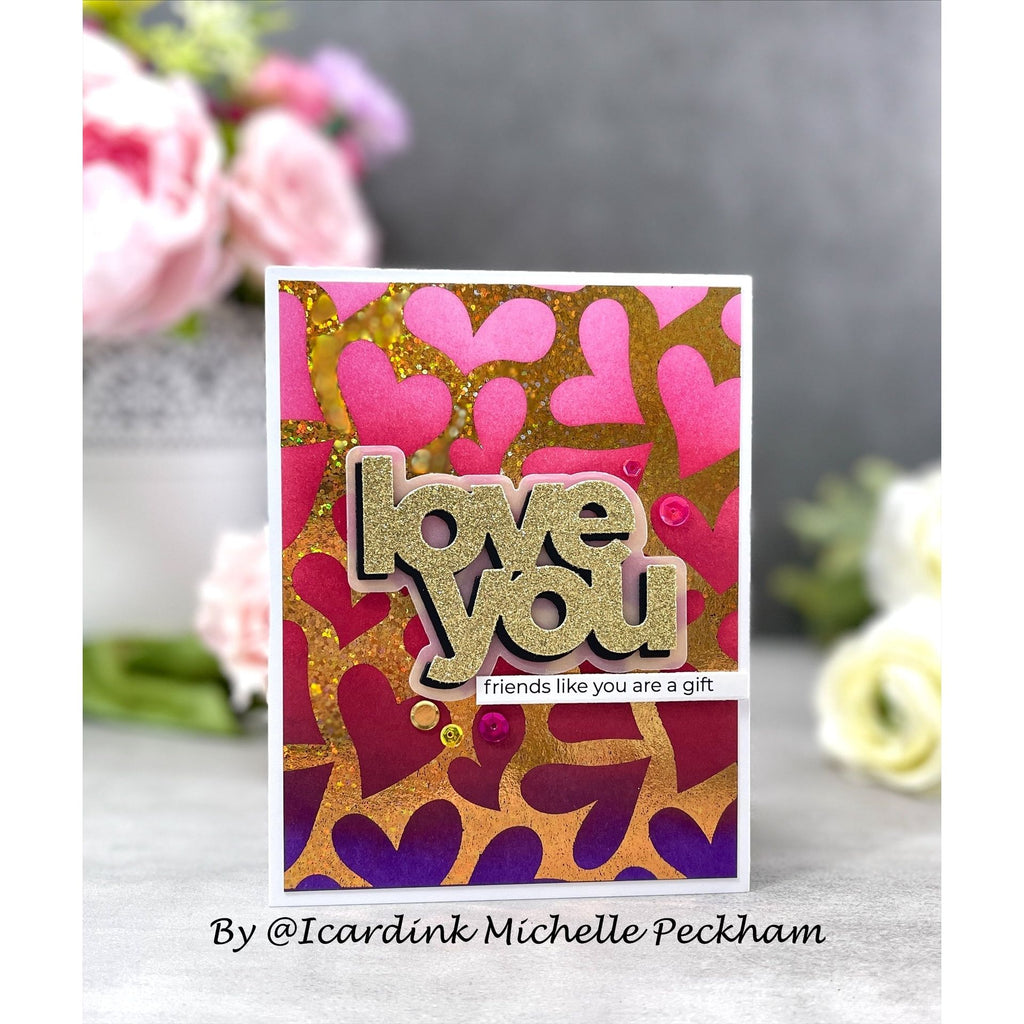 Simon Says Stamp Falling in Love Foil Transfer Cards 1020sf To Love Love Card