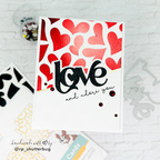 Simon Says Stamp Falling in Love Foil Transfer Cards 1020sf To Love Love You Card