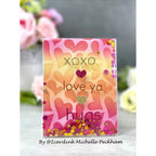 Simon Says Stamp Stencil Falling in Love 1068st Love You Card