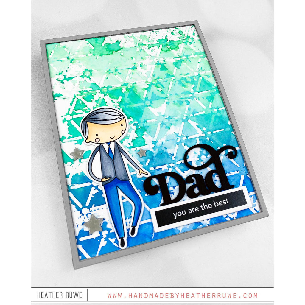 Simon Says Stamp Fancy Dad Wafer Dies 1082sdc Celebrate Dad Card | color-code:ALT02