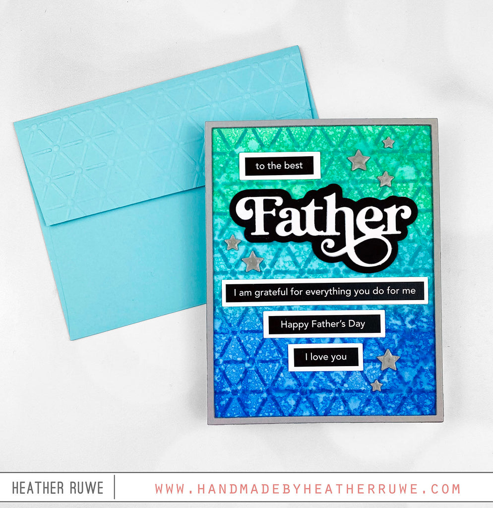 Simon Says Stamp Fancy Father Wafer Dies 1083sdc Celebrate Father's Day Card | color-code:ALT02