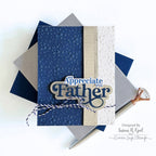 Simon Says Stamp Fancy Father Wafer Dies 1083sdc Celebrate Father's Day Card
