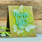 Simon Says Stamp Fancy Happy Ever After Wafer Dies 1078sd Celebrate Wedding Card