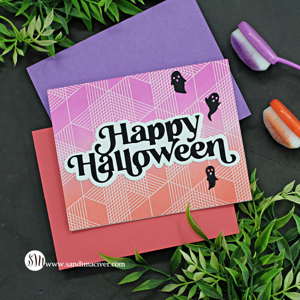 Simon Says Stamp Fancy Happy Halloween Wafer Dies sssd112862 Stamptember Halloween Card