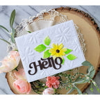 Simon Says Stamp Fancy Hello Wafer Dies sssd112803 Dear Friend Hello Card