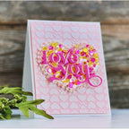 Simon Says Stamp Fancy Love You Wafer Dies sssd112990 Smitten Love You Card