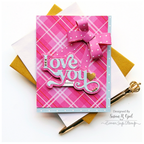 Simon Says Stamp Fancy Love You Wafer Dies sssd112990 Smitten Love You Card