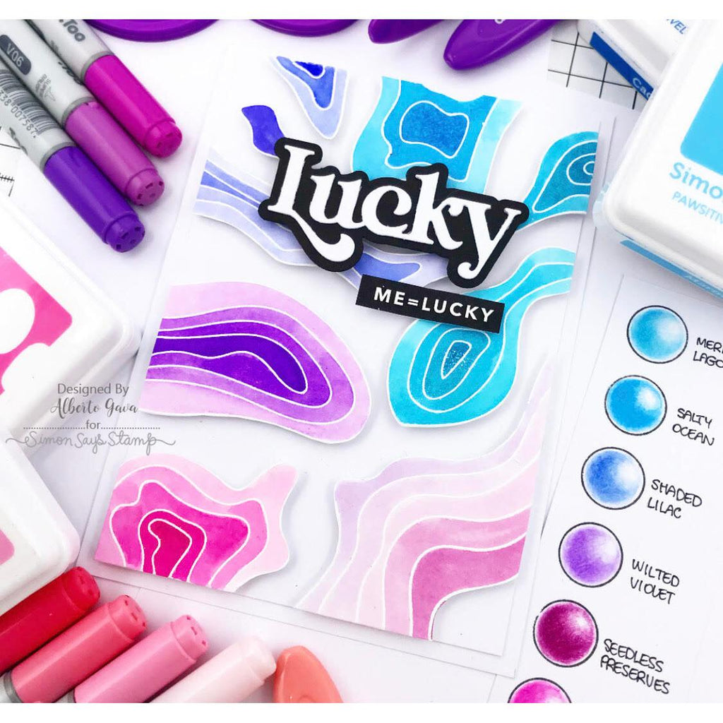 Simon Says Stamp Fancy Lucky Wafer Dies 1025sd Splendor Lucky Card | color-code:ALT08