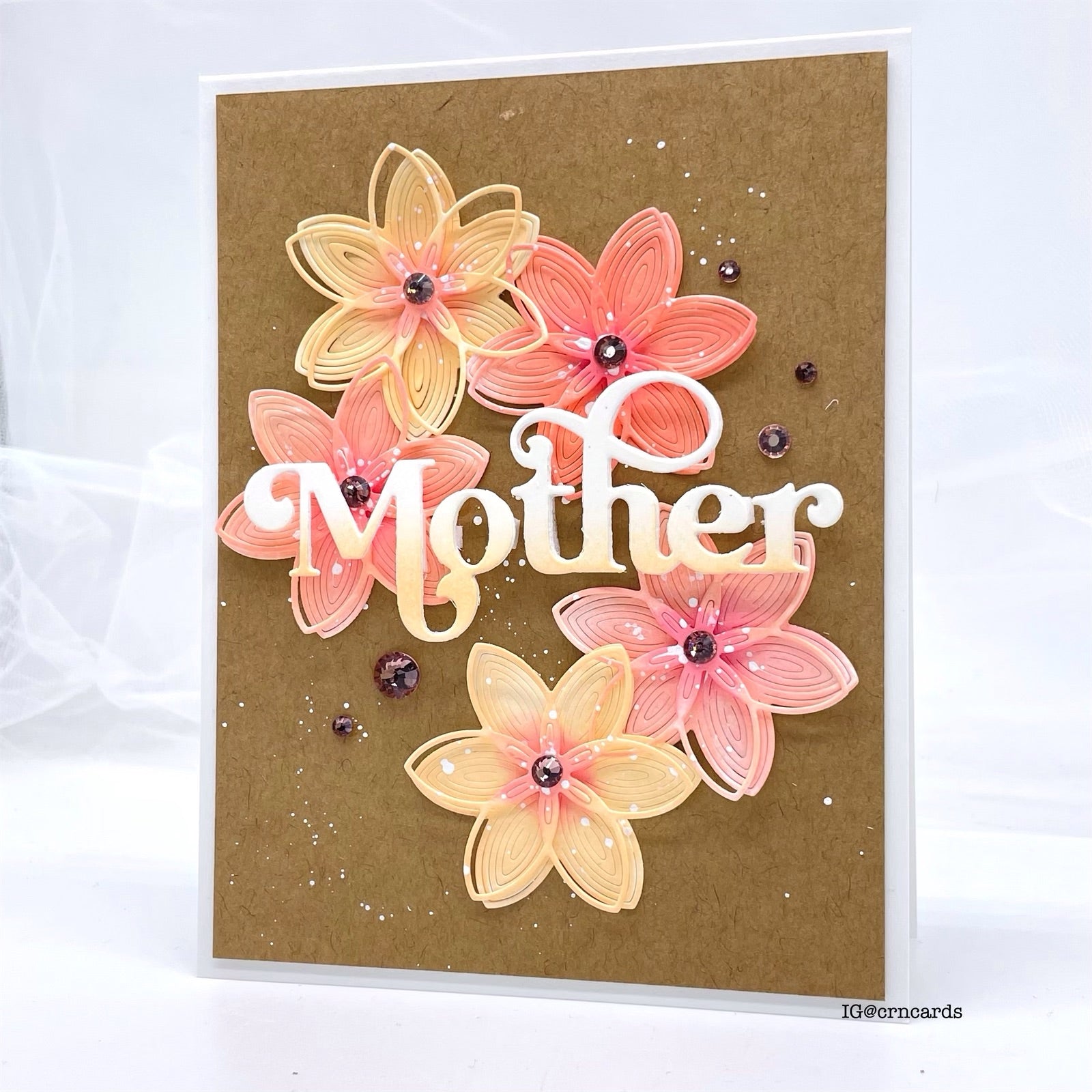 Simon Says Stamp Fancy Mother Wafer Dies 1061sd Be Bold Mother's Day Card