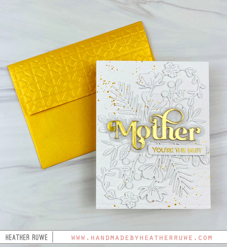 Simon Says Stamp Fancy Mother Wafer Dies 1061sd Be Bold Mother's Day Card | color-code:ALT02