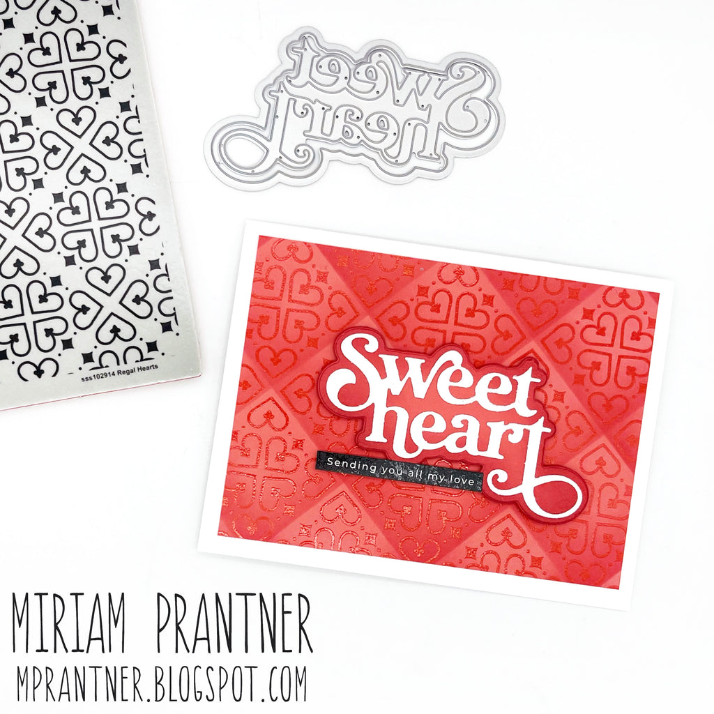 Simon Says Stamp Fancy Sweetheart Wafer Dies 1032sd Sweetheart Love Card | color-code:ALT07