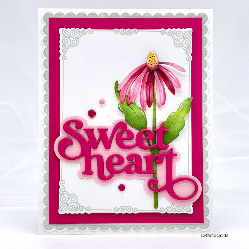 Simon Says Stamp Fancy Sweetheart Wafer Dies 1032sd Sweetheart Love Card