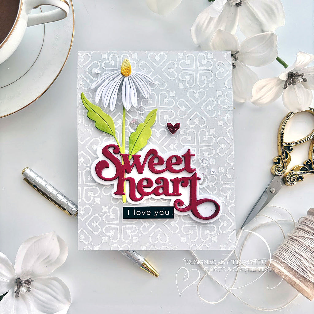 Simon Says Stamp Fancy Sweetheart Wafer Dies 1032sd Sweetheart Love Card | color-code:ALT08
