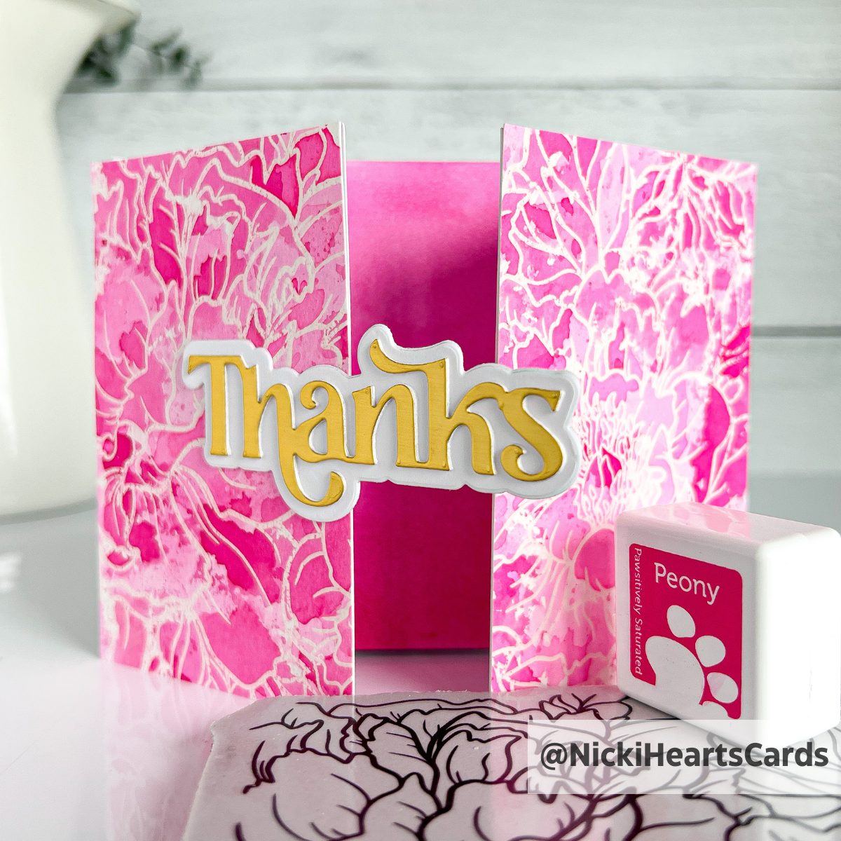 Simon Says Stamp Fancy Thanks Wafer Dies sssd112802 Thanks Card | color-code:ALT11