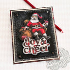 Simon Says Stamp Fancy Joy and Cheer Wafer Dies 1338sd Sugar and Spice Christmas Card