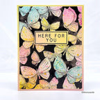 Simon Says Stamp Embossing Folder And Dies Fantasy Butterflies sfd330 Out Of This World