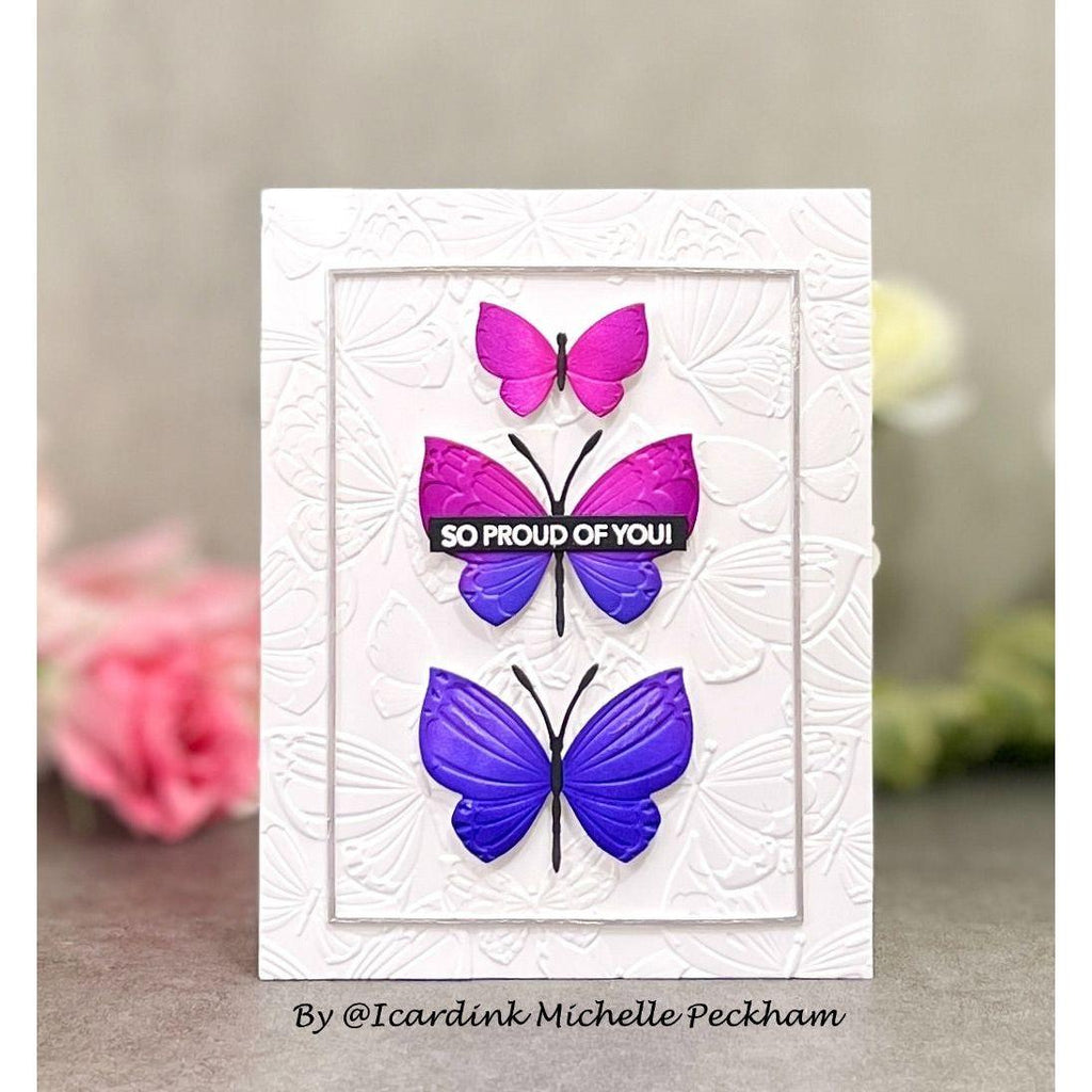 Simon Says Stamp Embossing Folder And Dies Fantasy Butterflies sfd330 Out Of This World