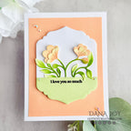 Simon Says Stamp Fantasy Bouquet Wafer Dies s1013 Happy Camper Love You Card | color-code:ALT06