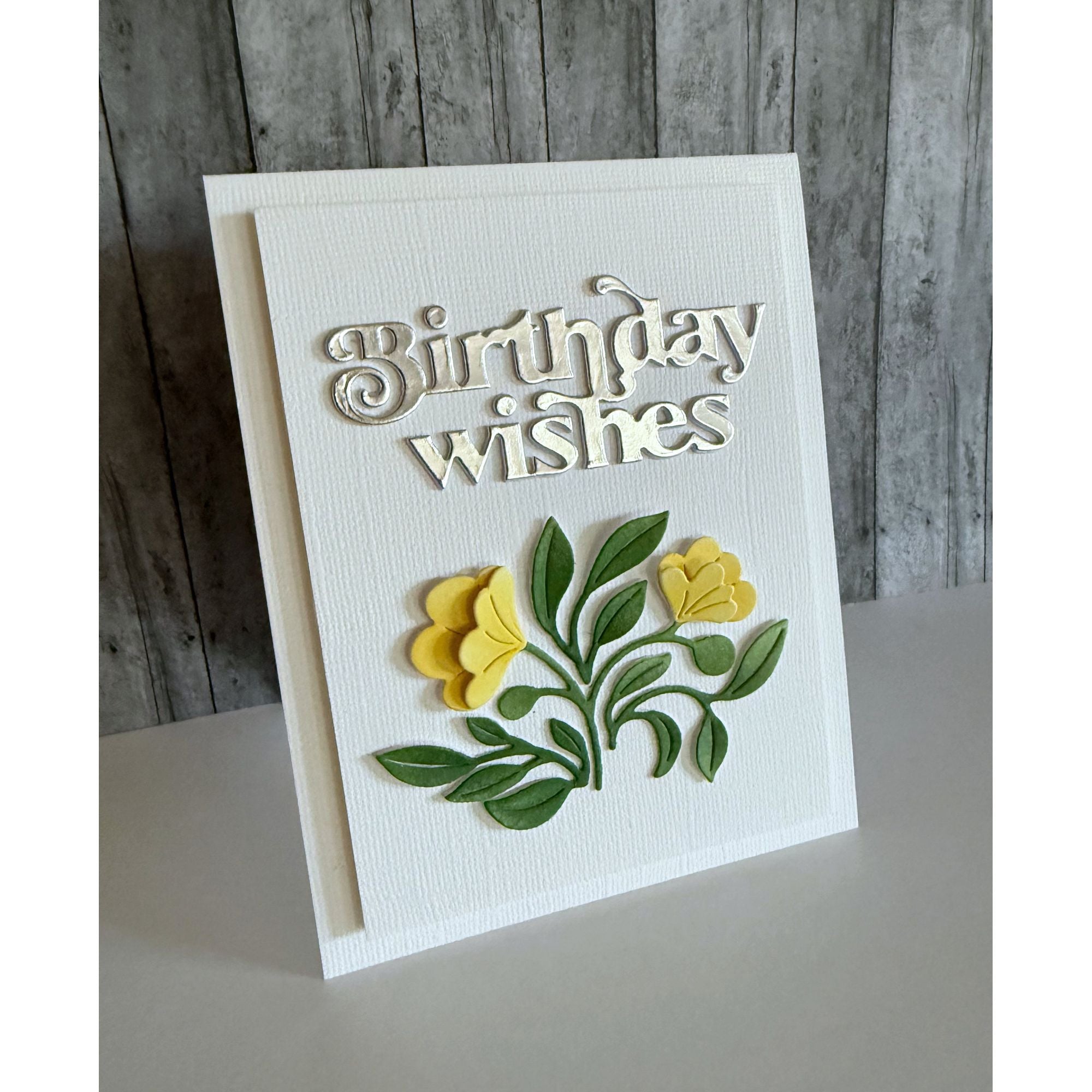 Simon Says Stamp Fantasy Bouquet Wafer Dies s1013 Happy Camper Birthday Card | color-code:ALT11