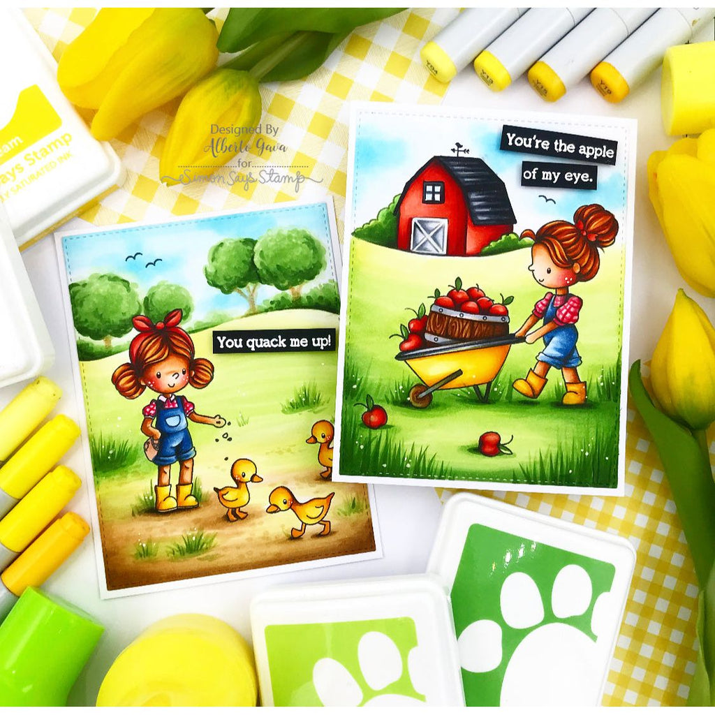 Simon Says Stamps and Dies Farm Life set951fl Rain or Shine Friend Cards | color-code:ALT08