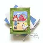 Simon Says Clear Stamps Farm Life 2186ssc Rain or Shine Friend Card