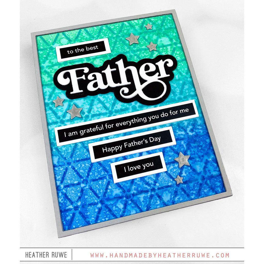 Simon Says Stamp Foil Transfer Cards Fancy Dad and Father Greetings 1007sfc Celebrate Father's Day Card | color-code:ALT02