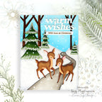 Simon Says Stamp Embossing Folder and Cutting Dies Fawn Surprise sfd551set Christmas Card | color-code:ALT02