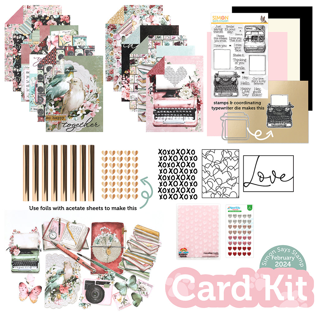 Easter Pinks Shrink Plastic Printable Design Collage Sheet 