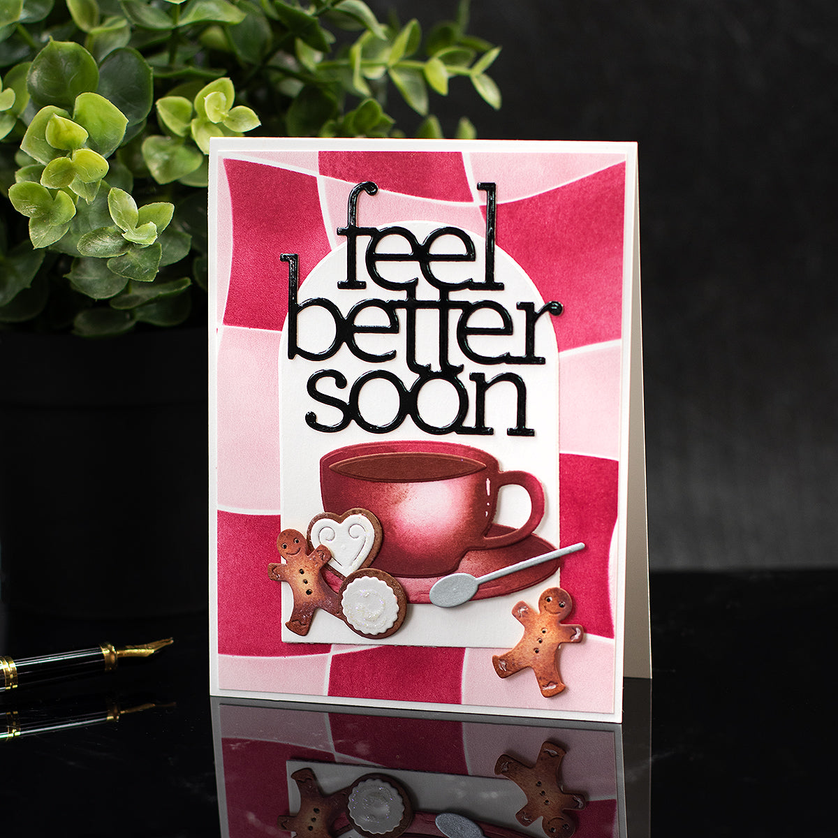Simon Says Stamp Birthday Coffee Wafer Dies 1188sd Sweet Wishes Get Well Card | color-code:ALT01