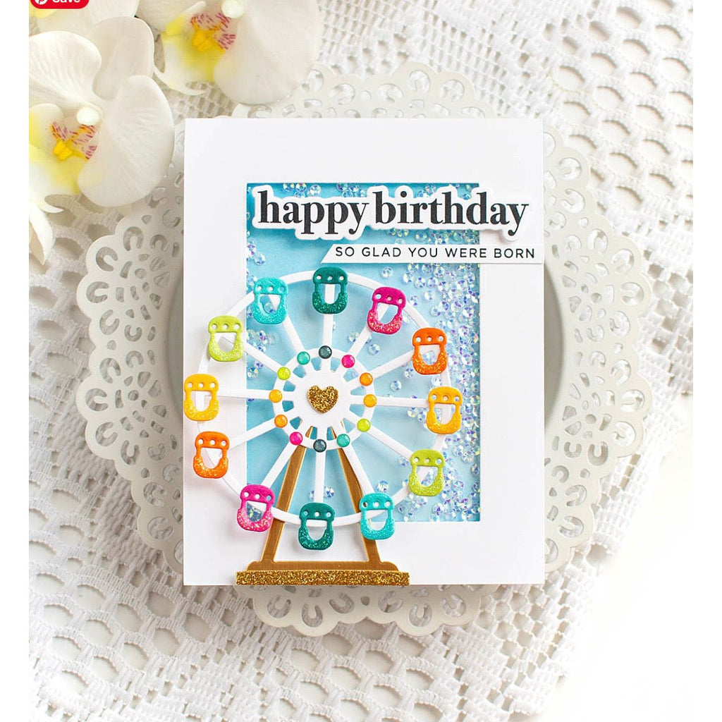 Simon Says Stamp Ferris Wheel Wafer Dies 1451sd Birthday Card | color-code:ALT08