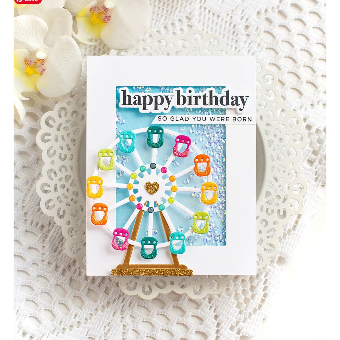 Simon Says Stamp Ferris Wheel Wafer Dies 1451sd Birthday Card | color-code:ALT08