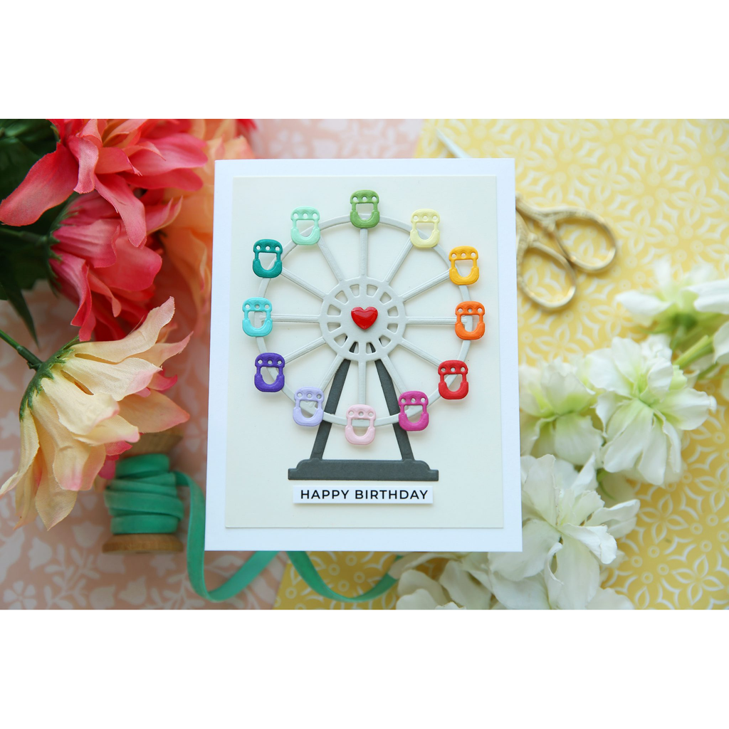 Simon Says Stamp Ferris Wheel Wafer Dies 1451sd Birthday Card | color-code:ALT09