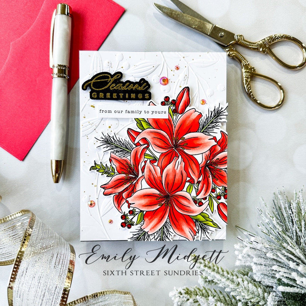 Simon Says Stamps And Dies Festive Bouquets set699fb All The Joy Christmas Card | color-code:ALT06