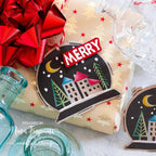 Tim Holtz Festive Print Stamps with Simon Says Stamp Dies Bundle setfp24