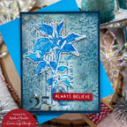 Simon Says Stamp Festive Collage Wafer Dies 459sss Christmas Card