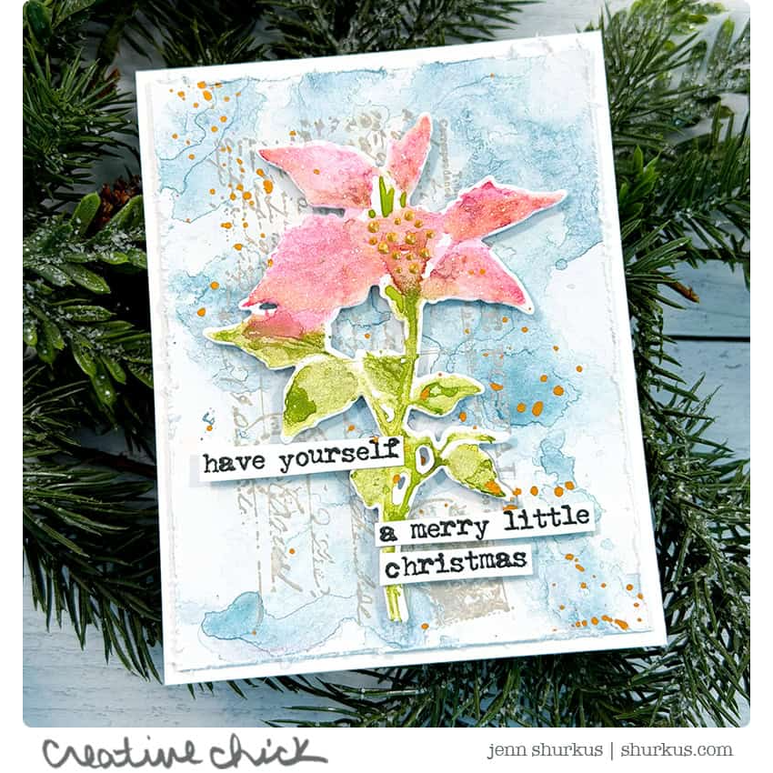 Simon Says Stamp Festive Collage Wafer Dies 459sss Christmas Card | color-code:ALT10