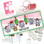 Simon Says Stamp Festive Elephants Wafer Dies 1252sdc Christmas Card | color-code:ALT01