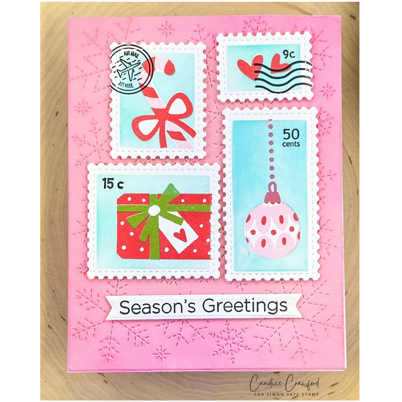 Simon Says Stamps and Dies Festive Merriment set1084fm And Everything Nice Christmas Card